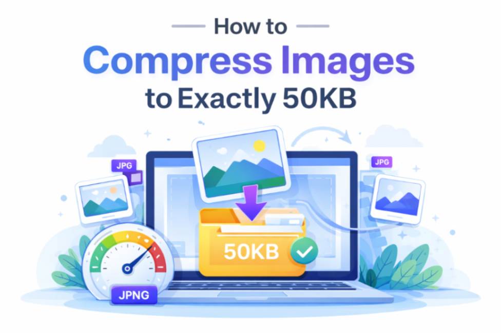 How to Compress Images to Exactly 50KB Without Losing Quality in 2025